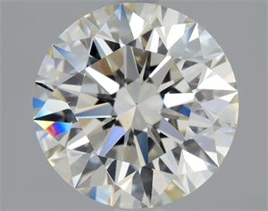 Picture of Natural Diamond 2.10 Carats, Round with Excellent Cut, K Color, VS1 Clarity and Certified by GIA