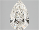 Natural Diamond 2.01 Carats, Pear with  Cut, H Color, SI2 Clarity and Certified by IGI