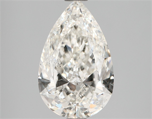 Picture of Natural Diamond 2.01 Carats, Pear with  Cut, H Color, SI2 Clarity and Certified by IGI