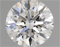 Natural Diamond 0.41 Carats, Round with Excellent Cut, J Color, VVS1 Clarity and Certified by GIA