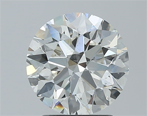 Picture of Natural Diamond 2.03 Carats, Round with Excellent Cut, I Color, SI2 Clarity and Certified by GIA