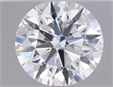 Natural Diamond 0.43 Carats, Round with Excellent Cut, F Color, SI2 Clarity and Certified by GIA