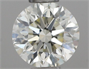 Natural Diamond 0.40 Carats, Round with Very Good Cut, J Color, VVS1 Clarity and Certified by IGI