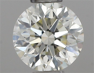 Picture of Natural Diamond 0.40 Carats, Round with Very Good Cut, J Color, VVS1 Clarity and Certified by IGI