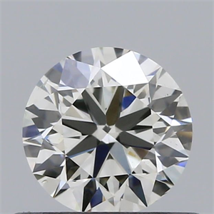 Picture of Natural Diamond 0.50 Carats, Round with Excellent Cut, H Color, VS2 Clarity and Certified by IGI