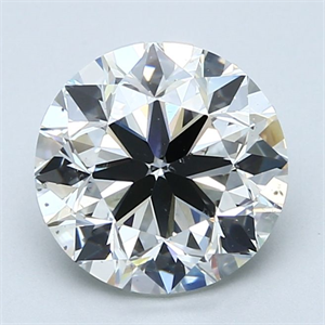 Picture of Natural Diamond 3.01 Carats, Round with Very Good Cut, I Color, SI1 Clarity and Certified by GIA