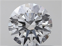 Natural Diamond 0.40 Carats, Round with Excellent Cut, F Color, VS2 Clarity and Certified by GIA