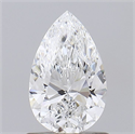 Natural Diamond 1.01 Carats, Pear with  Cut, E Color, SI1 Clarity and Certified by GIA