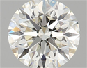 Natural Diamond 0.50 Carats, Round with Excellent Cut, K Color, VS1 Clarity and Certified by GIA