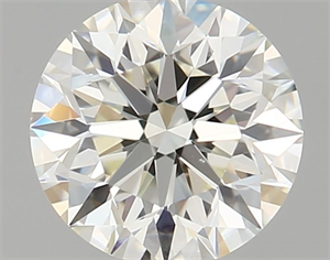 Picture of Natural Diamond 0.50 Carats, Round with Excellent Cut, K Color, VS1 Clarity and Certified by GIA