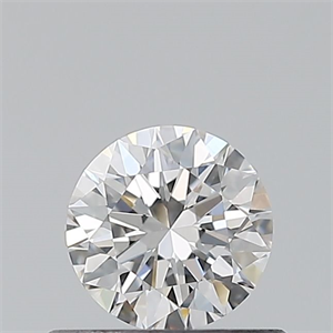 Picture of Natural Diamond 0.40 Carats, Round with Excellent Cut, E Color, VS2 Clarity and Certified by GIA