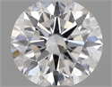 Natural Diamond 0.50 Carats, Round with Very Good Cut, D Color, I1 Clarity and Certified by GIA