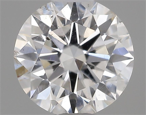 Picture of Natural Diamond 0.50 Carats, Round with Very Good Cut, D Color, I1 Clarity and Certified by GIA