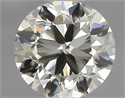 Natural Diamond 0.40 Carats, Round with Very Good Cut, K Color, VS1 Clarity and Certified by IGI