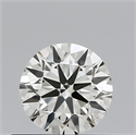 Natural Diamond 0.50 Carats, Round with Excellent Cut, J Color, VS2 Clarity and Certified by IGI