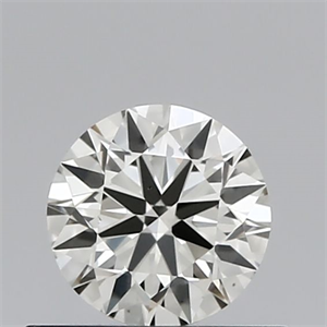 Picture of Natural Diamond 0.50 Carats, Round with Excellent Cut, J Color, VS2 Clarity and Certified by IGI