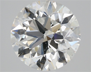 Picture of Natural Diamond 1.70 Carats, Round with Excellent Cut, G Color, SI1 Clarity and Certified by GIA