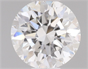 Natural Diamond 0.40 Carats, Round with Very Good Cut, G Color, VVS1 Clarity and Certified by GIA