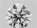 Natural Diamond 0.40 Carats, Round with Excellent Cut, D Color, SI1 Clarity and Certified by GIA