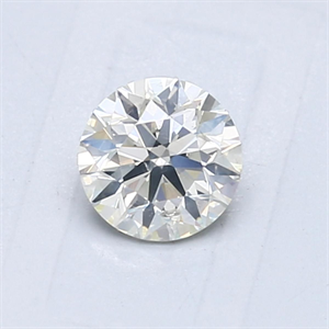 Picture of Natural Diamond 0.65 Carats, Round with Good Cut, J Color, I1 Clarity and Certified by GIA