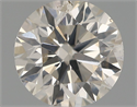 Natural Diamond 0.72 Carats, Round with Excellent Cut, K Color, SI1 Clarity and Certified by IGI