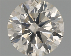 Picture of Natural Diamond 0.72 Carats, Round with Excellent Cut, K Color, SI1 Clarity and Certified by IGI