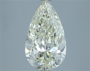 Picture of Natural Diamond 3.00 Carats, Pear with  Cut, J Color, SI1 Clarity and Certified by IGI