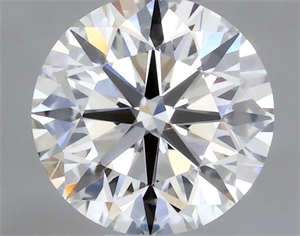 Picture of Natural Diamond 0.40 Carats, Round with Very Good Cut, H Color, SI1 Clarity and Certified by GIA