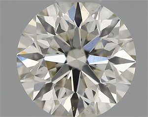 Picture of Natural Diamond 0.43 Carats, Round with Excellent Cut, I Color, VS2 Clarity and Certified by IGI