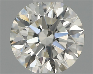 Picture of Natural Diamond 0.40 Carats, Round with Excellent Cut, I Color, VS2 Clarity and Certified by IGI