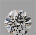 Natural Diamond 0.42 Carats, Round with Excellent Cut, F Color, I1 Clarity and Certified by GIA