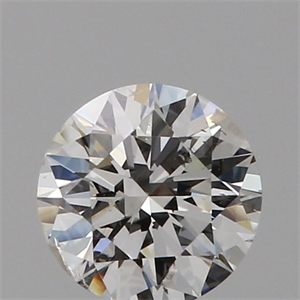 Picture of Natural Diamond 0.42 Carats, Round with Excellent Cut, F Color, I1 Clarity and Certified by GIA