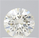 Natural Diamond 0.50 Carats, Round with Excellent Cut, K Color, VVS2 Clarity and Certified by GIA