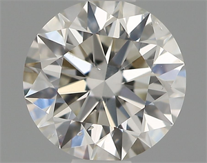 Picture of Natural Diamond 0.51 Carats, Round with Excellent Cut, G Color, SI1 Clarity and Certified by IGI