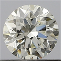 Natural Diamond 0.50 Carats, Round with Very Good Cut, I Color, VS2 Clarity and Certified by GIA