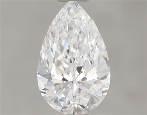 Picture of Natural Diamond 0.80 Carats, Pear with  Cut, D Color, VVS2 Clarity and Certified by GIA