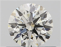 Natural Diamond 0.51 Carats, Round with Excellent Cut, J Color, VS1 Clarity and Certified by GIA