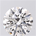 Natural Diamond 4.02 Carats, Round with Excellent Cut, H Color, SI1 Clarity and Certified by GIA