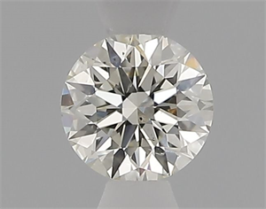 Picture of Natural Diamond 0.43 Carats, Round with Excellent Cut, K Color, SI1 Clarity and Certified by IGI