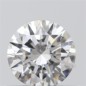 Picture of Natural Diamond 0.40 Carats, Round with Excellent Cut, E Color, SI1 Clarity and Certified by GIA