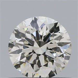 Picture of Natural Diamond 0.53 Carats, Round with Excellent Cut, I Color, SI1 Clarity and Certified by IGI