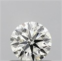 Natural Diamond 0.50 Carats, Round with Excellent Cut, J Color, SI1 Clarity and Certified by IGI