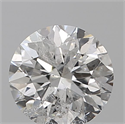 Natural Diamond 0.63 Carats, Round with Very Good Cut, F Color, I1 Clarity and Certified by IGI