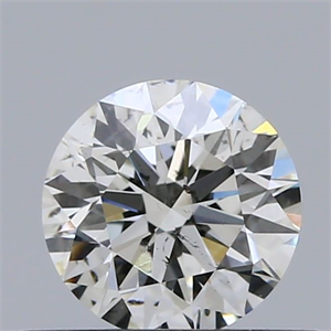 Picture of Natural Diamond 0.40 Carats, Round with Excellent Cut, H Color, SI1 Clarity and Certified by IGI