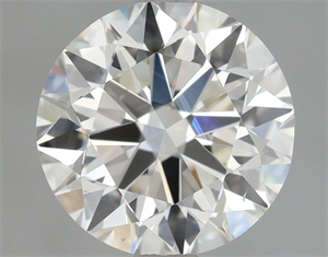 Picture of Natural Diamond 1.90 Carats, Round with Excellent Cut, G Color, VS2 Clarity and Certified by IGI