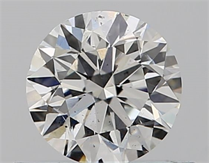 Picture of Natural Diamond 0.50 Carats, Round with Good Cut, E Color, SI2 Clarity and Certified by GIA