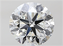 Natural Diamond 4.02 Carats, Round with Very Good Cut, K Color, VS2 Clarity and Certified by GIA