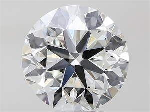 Picture of Natural Diamond 4.02 Carats, Round with Very Good Cut, K Color, VS2 Clarity and Certified by GIA