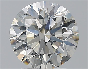 Picture of Natural Diamond 2.50 Carats, Round with Excellent Cut, I Color, SI1 Clarity and Certified by GIA