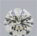 Natural Diamond 0.50 Carats, Round with Excellent Cut, J Color, SI2 Clarity and Certified by IGI